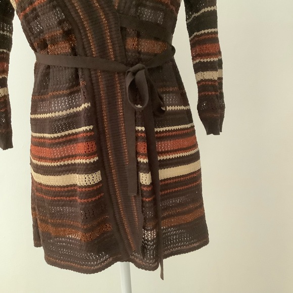 M Missoni Multicolor Metallic Knit Wrap Cardigan - Picture 7 of 9